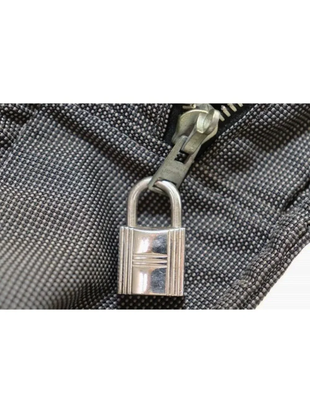 Hermes Her Line MM Tote Canvas Gray